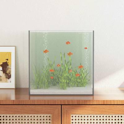 VidaXL akvárium s úložištěm průhledné 30 x 30 x 30 cm sklo 9799.42020380