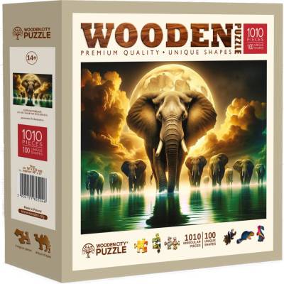 WOODEN CITY Dřevěné Sloní sny 2v1 EKO 1010 dielov