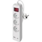 EMOS 3 Plug + 2 USB 2 m Switch (P1322CU)