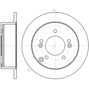 Brzdový kotúč REMSA 61399.00
