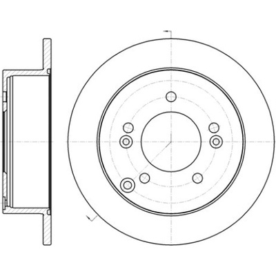 Brzdový kotúč REMSA 61399.00