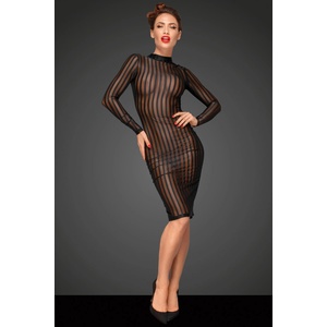 Noir Handmade F182 Classic Dress Made Out of Elastic Tulle S
