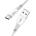 hoco. X70 кабел за данни USB - Type-C, 100 см, БЯЛ X70_USB_TYPEC_W (X70_USB_TYPEC_W)