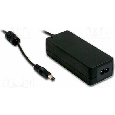 MEAN WELL GSM40B15-P1J Napájecí zdroj: spínaný; 15VDC; 2,67A; Výv: 5,5/2,1; 40W; 80÷264VAC