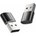 JOYROOM Комплект два броя адаптери от USB-A мъжко към USB-C женско (2 броя) - Joyroom Adapter USB-A to USB-C (черен) (S-H152)