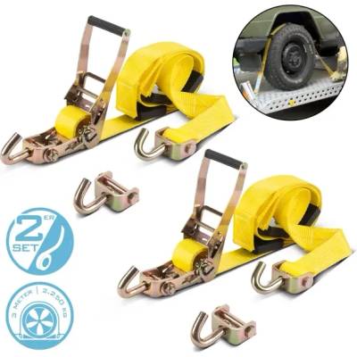 STAHLWERK Комплект транспортни колани с тресчотка stahlwerk trs-50 st/ 2250 кг/ 2 бр (6534)