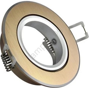 Polux Лампа за вграждане EAST OPAL 1xGU10/8W/230V Ø 8, 5 см златист (SA2020)