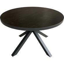 deVries Stôl LIVINGSTON okrúhly DARK GREY - tmavý