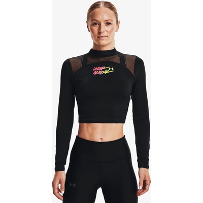 Under Armour Дамска тениска Under Armour HG Q3 Crop Mockneck Under Armour | Cheren | ЖЕНИ | M