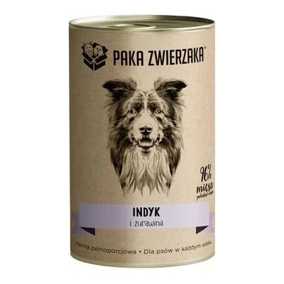 Paka Zwierzaka morčacie a brusnice 400 g
