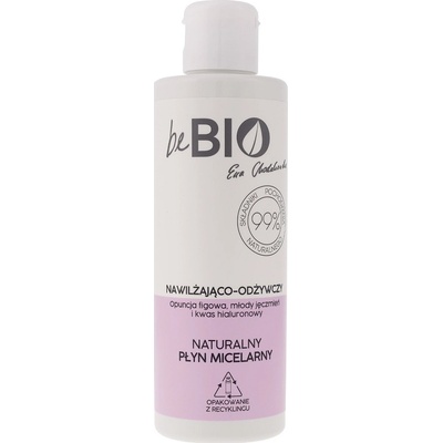 beBIO Mousturizing and Nourishing jemná čisticí micelární voda 200 ml