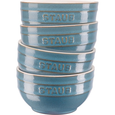 Staub Купички за закуски Staub 12 см тюркоазени 4 бр (40508-151-0)