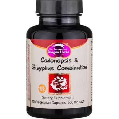 Dragon Herbs Кодонопсис (Данг Шън) и Зизифус (бодлив хинап) 100 капсули | Dragon Herbs (003188 (318) DH)