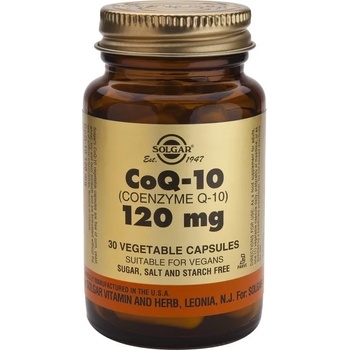 Image 1 of Solgar Хранителна добавка, Solgar Vegetarian CoQ-10 Gluten Free 120mg 30 veg. caps