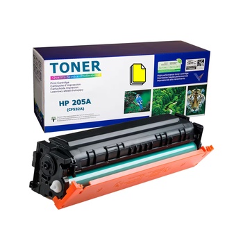 Compatible HP 205A Yellow съвместима тонер касета с ЧИП (0.9K) (HP 205A Yellow / CF532A)