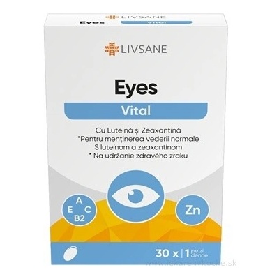 LIVSANE Eyes Vital tablety pro zdravé oči 30 ks