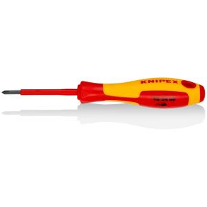 KNIPEX Отвертка PH 0, VDE 1000V жълто-червена ръкохватка 162мм, Knipex (K982400) - yavor-m