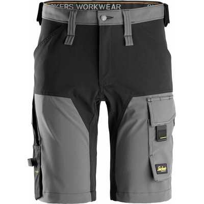 Snickers Workwear Kraťasy AllroundWork Full Stretch šedé