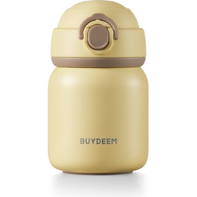 Buydeem TAN200 Stainless Steel Thermos Bottle 200 ml, Mellow Yellow (TAN200-MY)