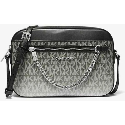 Michael Kors kabelka kabelka cez rameno z ekologickej kože čierna