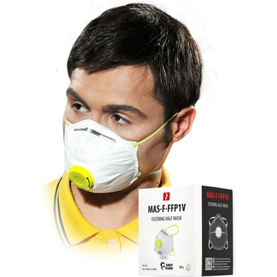 Reis MAS F Protiprachová polomaska FFP1V s ventilom 10 ks