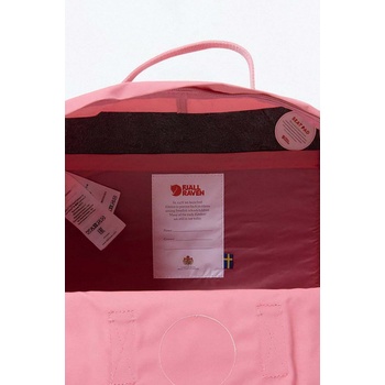Fjällräven Раница Fjallraven Kanken в розово голям размер с апликация (F23510.312)