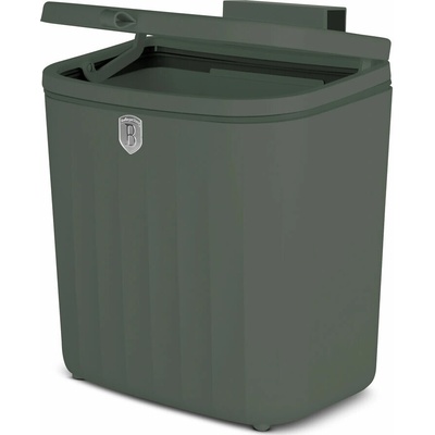 Berlinger Haus BH-8889 Závesný odpadkový kôš Matte Green Collection, 7 l - zelený