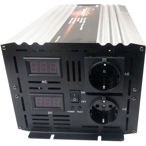 Houli Power Inverter инвертор на напрежение от 12V на 230V, 4000W/8000W, чиста синусоида, 2 контакта (HPZD0040U 12V/50Hz/230V/EU)