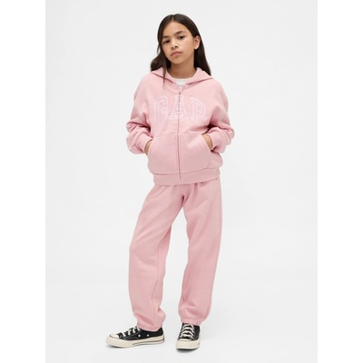 GAP dětské tepláky VintageSoft Růžová