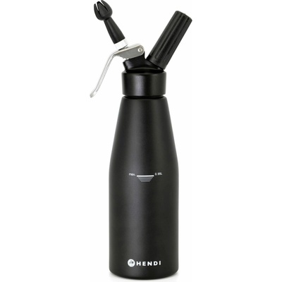 HENDI Šlehačková láhev, Kitchen Line, 0,95L, Černá,