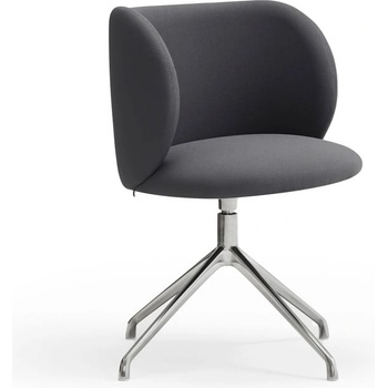 Teulat Тъмносив тапициран трапезен стол Mogi - Teulat (17509_TE)