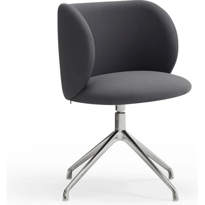 Teulat Тъмносив тапициран трапезен стол Mogi - Teulat (17509_TE)