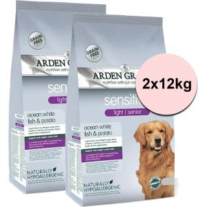 Arden Grange Sensitive light/senior 2 x 12 кг