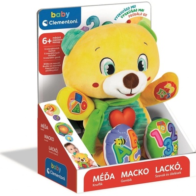 Clementoni baby Interaktívny medvedík Gombík CZ,SK,HU