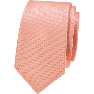 Avantgard Kravata Slim Lux 571-22111 lososová