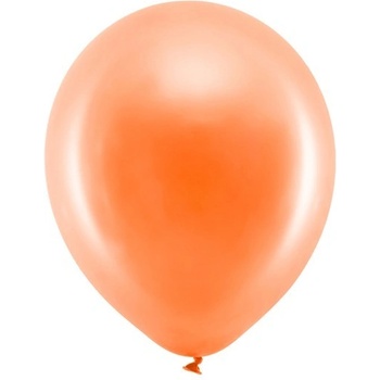 Party Deco Латексови Балони Металик, Оранжево 30см