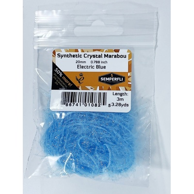 Semperfli Syntetické Marabou Synthetic Crystal Marabou Electric Blue