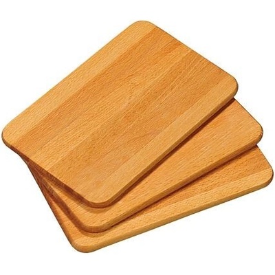 KESPER Krájacie dosky 3 ks, 23 x 15 x 1 cm, bukové drevo KESPER 85003