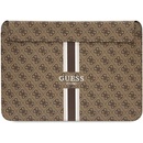 Guess PU 4G Printed Stripes Computer Sleeve 13/14" Brown GUCS14P4RPSW