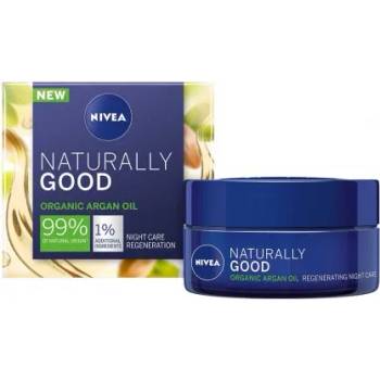 Image 1 of Nivea Naturally Good Възстановяващ нощен крем 50мл