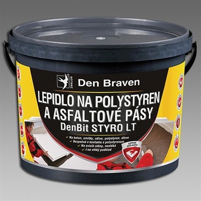 DEN BRAVEN Lepidlo na polystyrén a asfaltové pásy DenBit STYRO LT 10kg