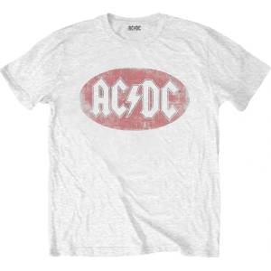 AC/DC Oval Logo Vintage White L Риза (ACDCTS70MW03)