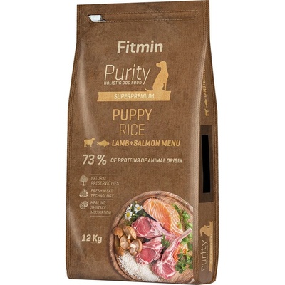 Fitmin Purity Rice Puppy Lamb & Salmon 12 kg