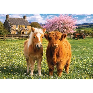 Trefl - Puzzle Friends on the Farm - 500 piese