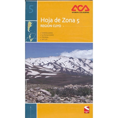 mapa Region Cuyo 1:1 mil. ACA