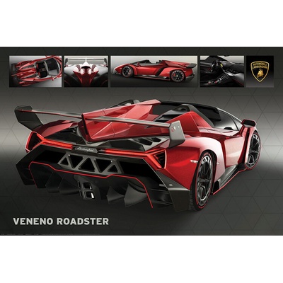 Plagát, Obraz - Lamborghini Veneno Roadster, 91.5 × 61 cm