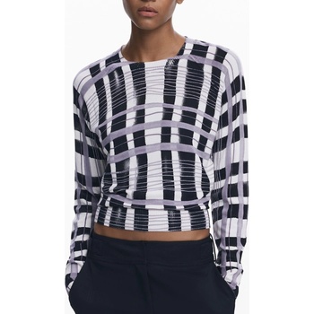 Desigual Дамски пуловер desigual, Размер m, Цвят Бяло (25wwjf41_bi2000)