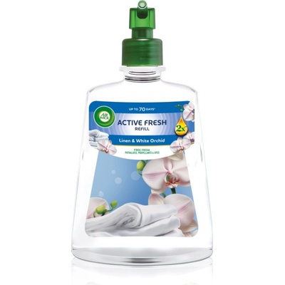 Air Wick Active Fresh Linen & White Orchid ароматизатор за въздух пълнител 228ml