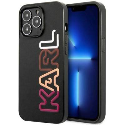 KARL LAGERFELD Кейс Karl Lagerfeld KLHCP13LPCOBK за iPhone 13 Pro / 13 6, 1", черен / черен, твърд, Multipink Brand (KF001269-0)