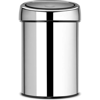 Brabantia Кош за отпадъци с докосване TOUCH BIN 3л, лъскава стомана, Brabantia (BRAB363962)